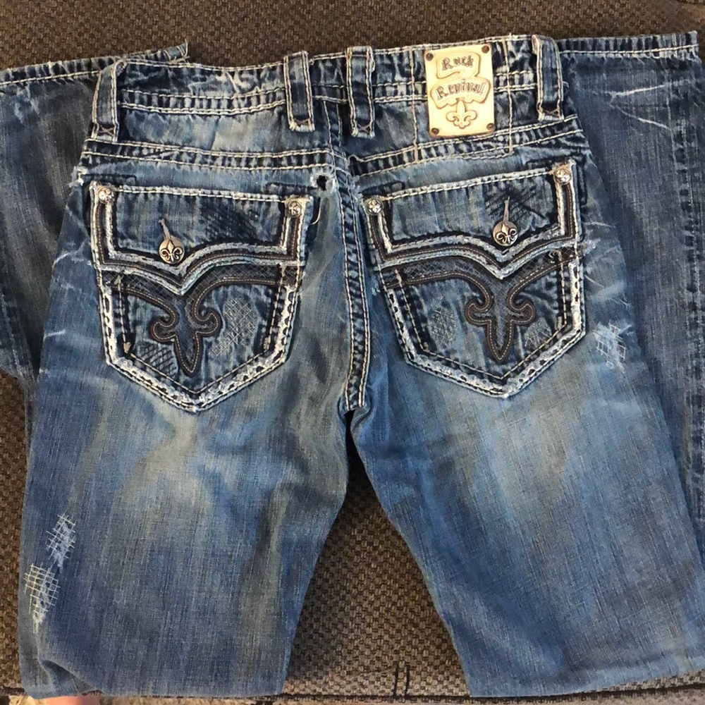 Men’s Rock Revival ‘James’ Jeans 32/36